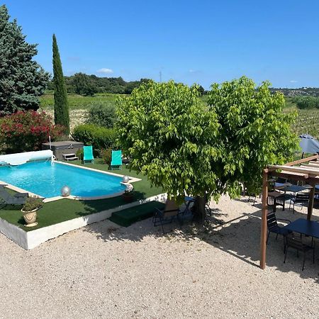 Mas 19E Entierement Climatise Avec Piscine A Usage Exclusif Roquemaure  Luaran gambar