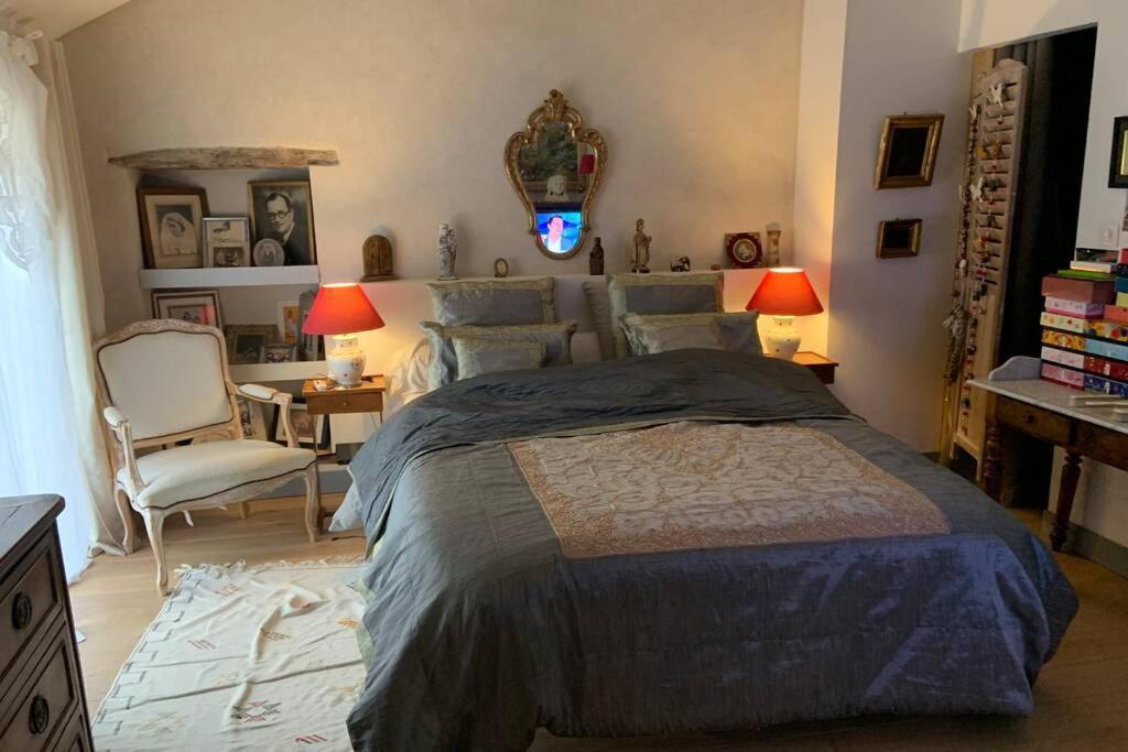 Mas 19E Entierement Climatise Avec Piscine A Usage Exclusif Roquemaure  Luaran gambar